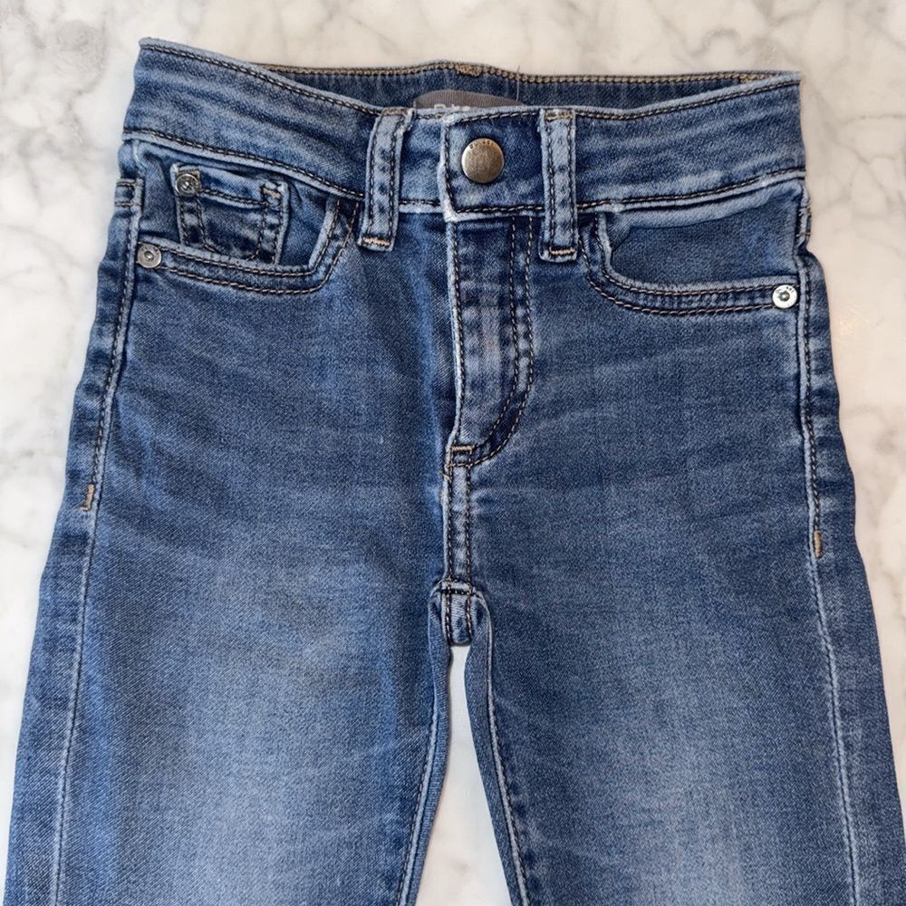 DL1961 Brady Slim Dark Blue Jeans 2T - Picture 3 of 6